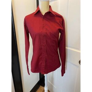 Amrapur Tailors Custom Dress Shirt Tailored Red - Women's Size 4